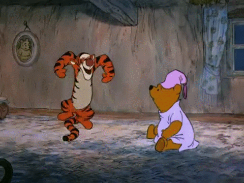 Tigger with Winnie the Pooh