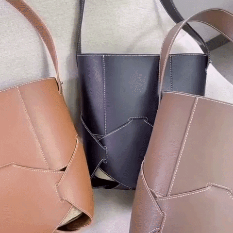 Hobo bucket bag | Leather bucket bag | Bucket shoulder bag