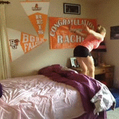 Going To Bed In Style in funny gifs