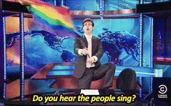 gay rainbow lgbt flag daily show