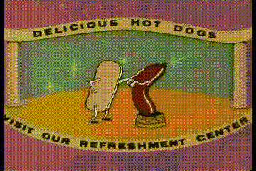 hot dog animated GIF