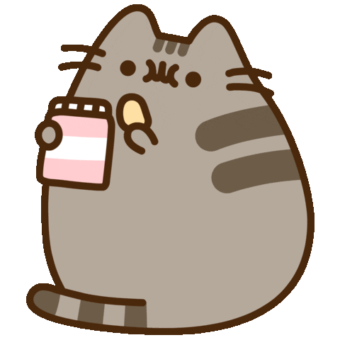 Snacking Chip Bag Sticker by Pusheen for iOS & Android | GIPHY