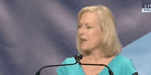 Kirsten Gillibrand Iowa Democratic Party Hall Of Fame Forum GIF by Election 2020