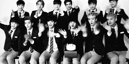 Image result for exo waving gifs
