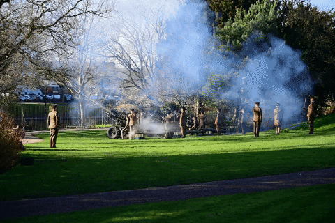 Pictures: 21 gun salute in York marks the Queen’s accession