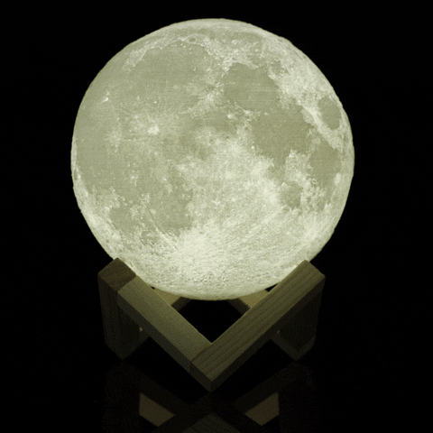 Image result for 3D Moon Night Light+gif"