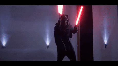 New lightsabers are going out of hands in funny gifs