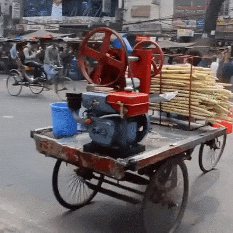Sugarcane juicer in wow gifs