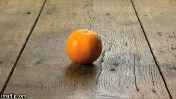 orange stop motion fruit