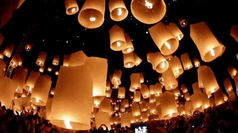 festival thailand lanterns