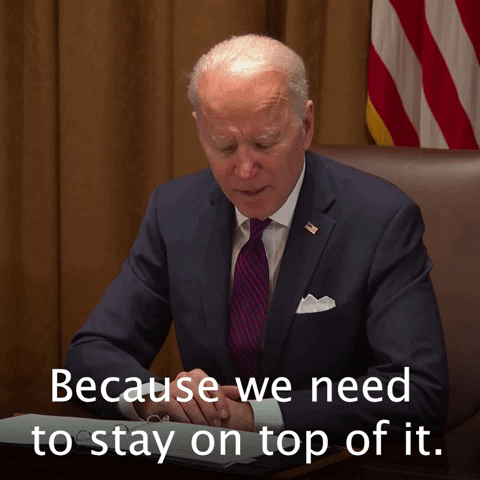 Joe Biden at a desk 