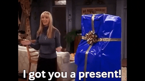 Friends- Phoebe gifting