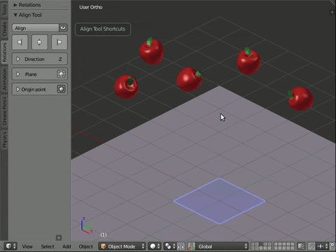 Align Tool Addon Interactive Alignment In The 3d View Blender Community Align Tool Addon Interactive Alignment In The 3d View Blender Community