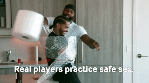 Real players do it safely