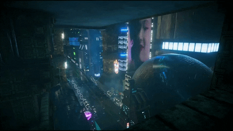 Blade Runner Tech Noir GIF by vrammsthevale