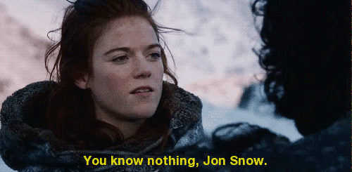 Game Of Thrones You Know Nothing GIF - Find & Share on GIPHY