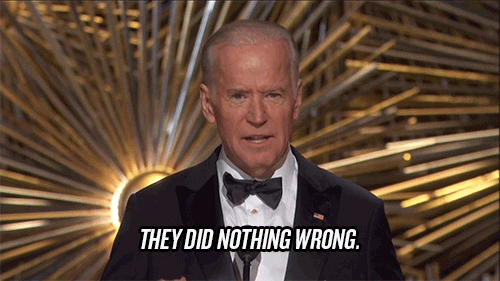 Joe Biden Oscars GIF