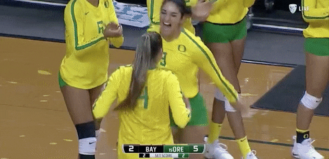 Volleyball Oregon GIF by NCAA Championships