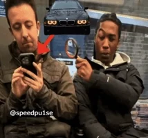bmw gem alert GIF to use in Instagram comments