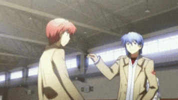 Image result for angel beats high five gif
