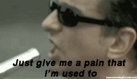 DEPECHE MODE A PAIN THAT IM USED TO LYRICS depeche mode a pain that im used to lyrics: