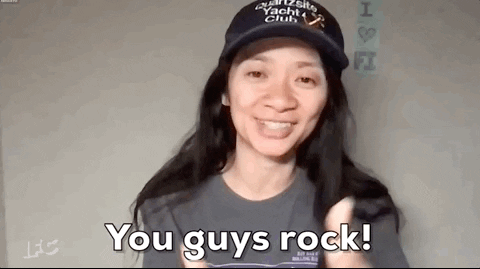 Youre The Best Chloe Zhao GIF by Film Independent Spirit Awards - Find