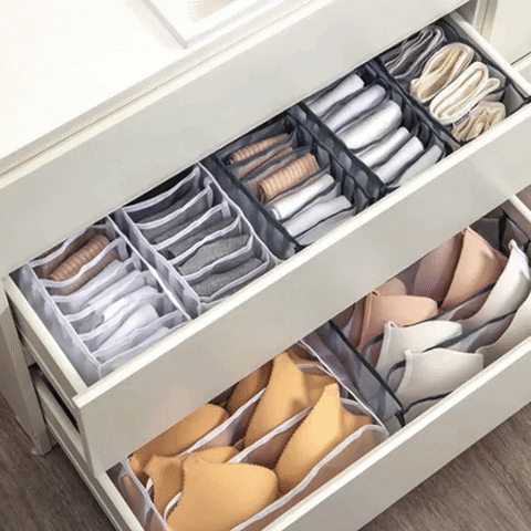 Shop Drawer Organizer Set - Dresser Divider for Underwear, Socks & Bras –  Magic Closets