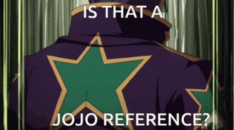 Is This a JoJo Reference?