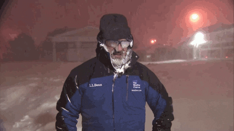 Grosse Tempête de neige au Québec aujourd'hui ! Giphy