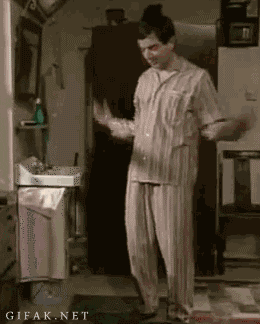 Mr Bean Morning Exercises GIF - Find & Share on GIPHY