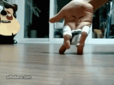 Karate hand in funny gifs