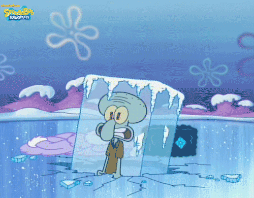 SpongeBob SquarePants nickelodeon winter ice frozen