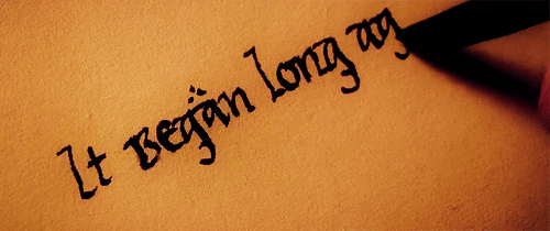 the hobbit writing tolkien m calligraphy