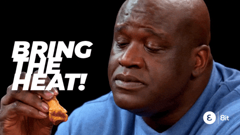 A gif of a person tasting and finding out that the food is spicy. (idea for pranks)