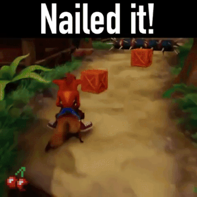 Nailed It in gaming gifs