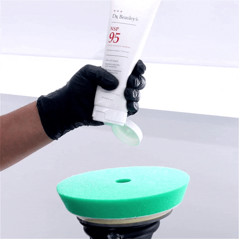 Nanogel squeezing out of a Nano Surface Primer tube.