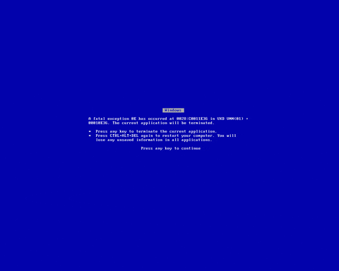Blue Screen Of Death GIFs Get The Best GIF On GIPHY