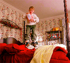Jumping Home Alone GIF - Find & Share on GIPHY