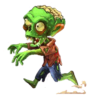 Image result for zombie gif cartoon