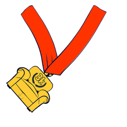 Medal 3K Sticker by Brooksrunning for iOS & Android GIPHY