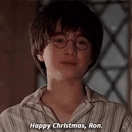 Harry Potter deseándole feliz navidad a Ron antes del baile de invierno.- Blog Hola Telcel