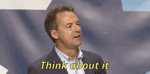 Think About It Iowa Democratic Party Hall Of Fame Forum GIF