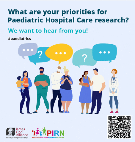 What are your priorities for Paediatric Hospital Care research? We want to hear from you! #paediatrics