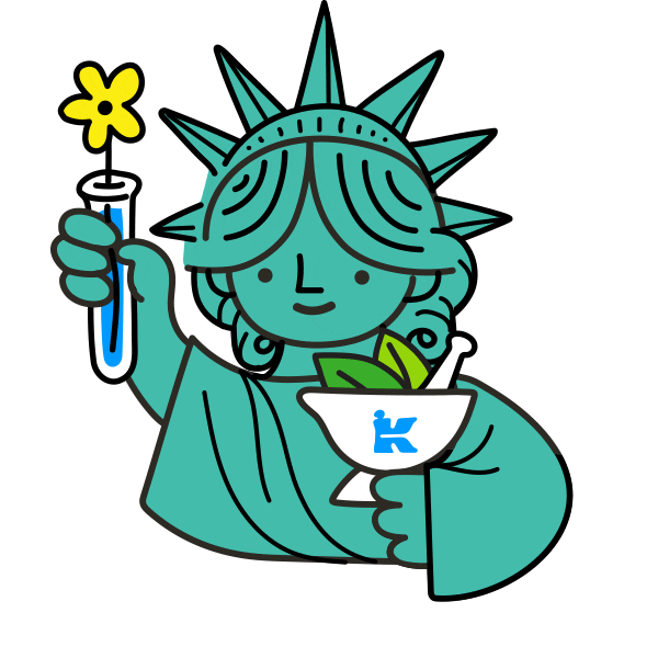 Statue Of Liberty America Sticker by Kiehl’s Global for iOS & Android