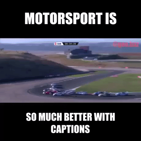 Motorsports Is Better With Caption in funny gifs