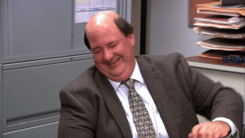  the office kevin too much i can't GIF