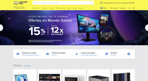 308. MercadoLibre - Hero Slider