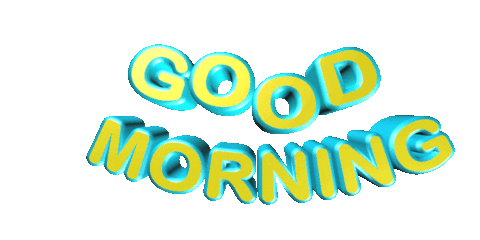 Good Morning Text Sticker for iOS & Android | GIPHY