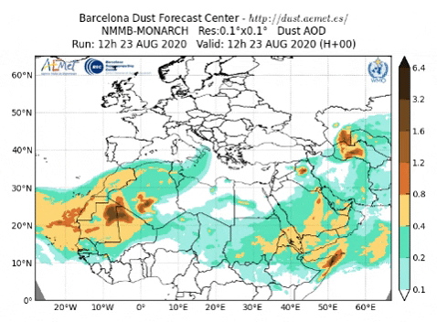 Previsión de calima / Barcelona Dust