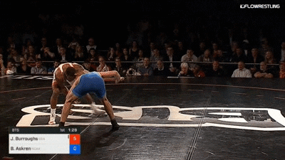 Jordan Burroughs lifts Ben Askren 